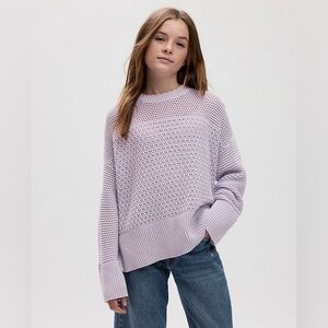 GAP Kids Lavender Knit Sweater